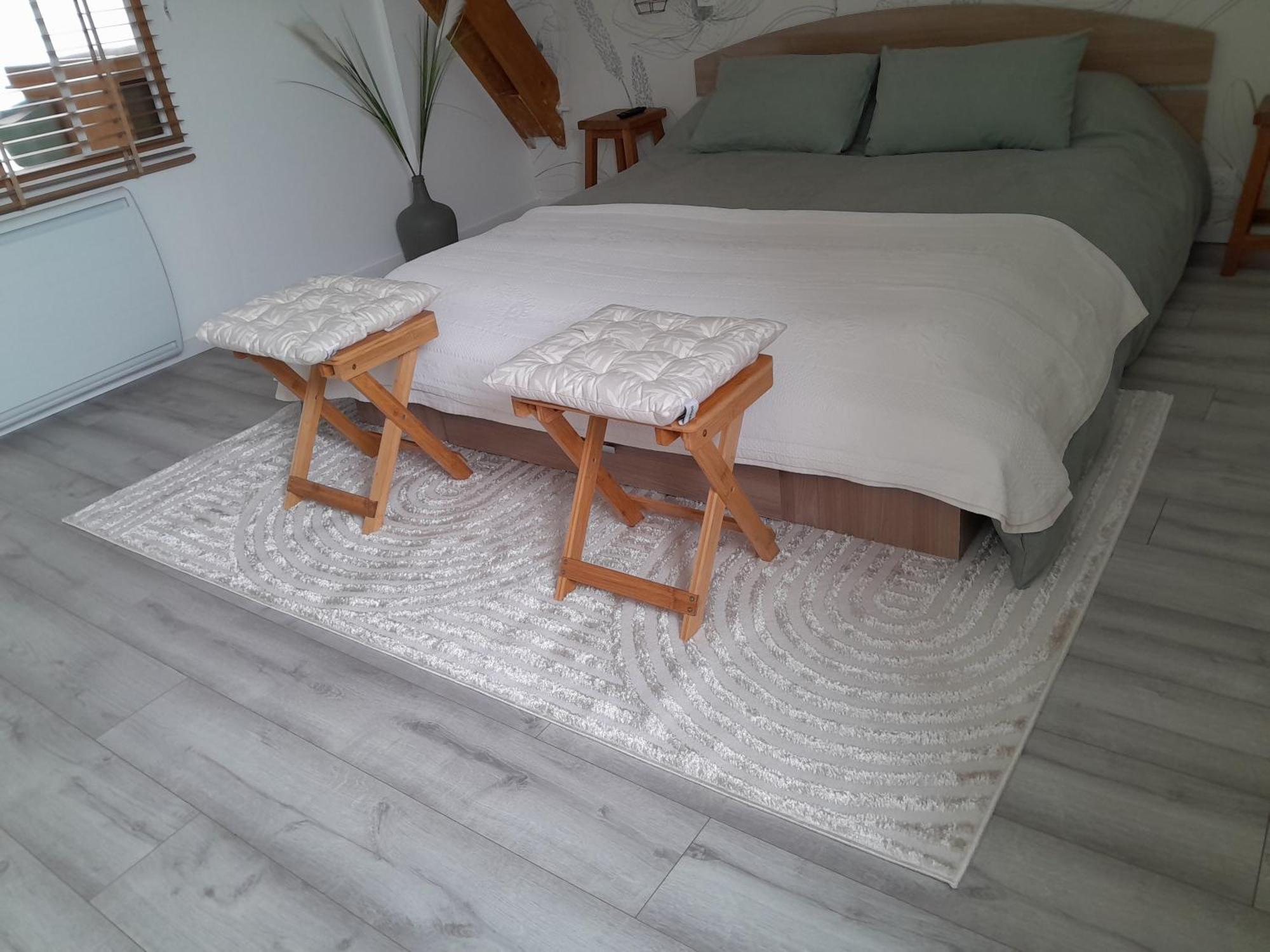 Chambres D Hotes Au P'Tit Bonheur Campagnard Jarnosse Quarto foto