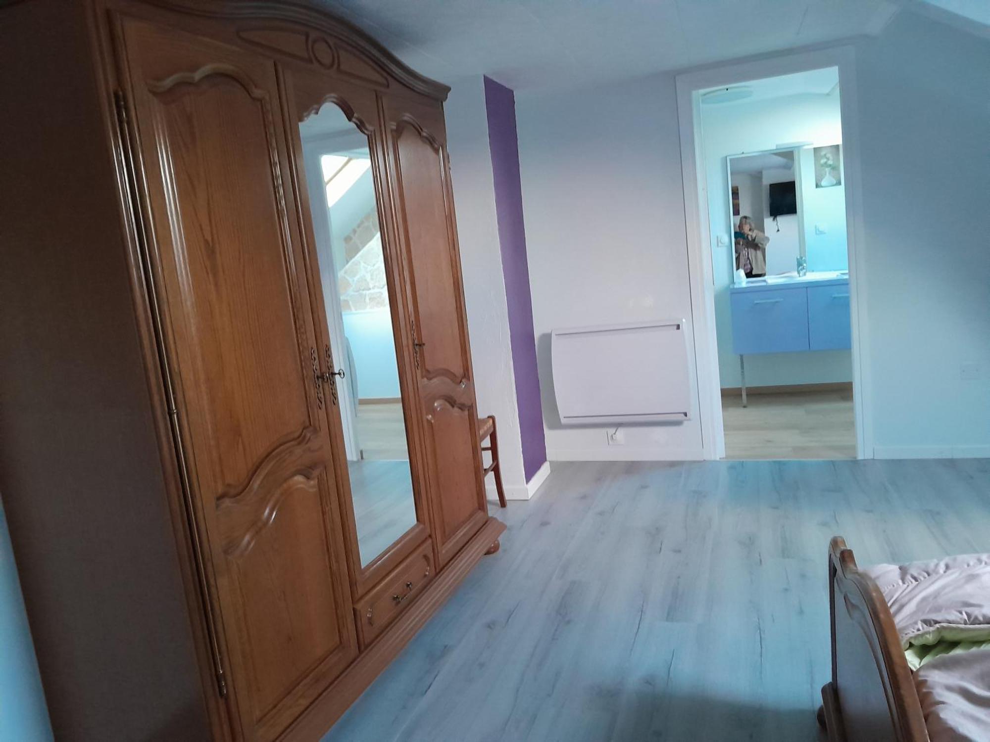 Chambres D Hotes Au P'Tit Bonheur Campagnard Jarnosse Quarto foto